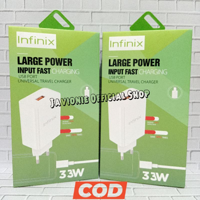 Charger Casan Cas INFINIX Original 33W Super Charging TYPE C