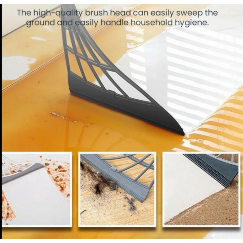 Sapu karet magic rubber broom floor sweper