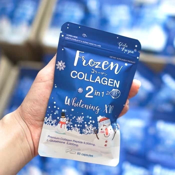 Kapsul Pemutih Kulit Bpom 100 Ori Frozen Collagen Isi 60 Kapsul Best Seller Shopee Indonesia