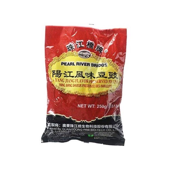 Pearl River Bridge PRB Yang Jiang Flavour Preserved Beans / Kacang Hitam Bungkusan 250 Gram