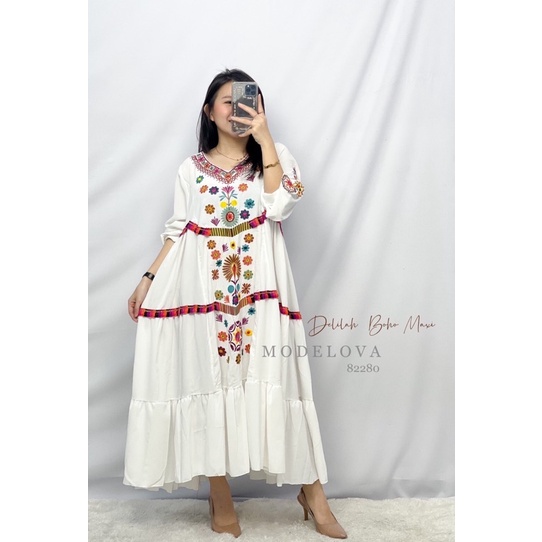 MDLV~82280 DELILAH BOHO MAXI