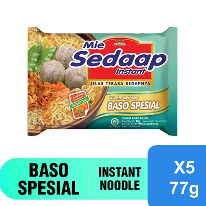 

Best Seller Mie Sedaap Baso Special 77Gr X5