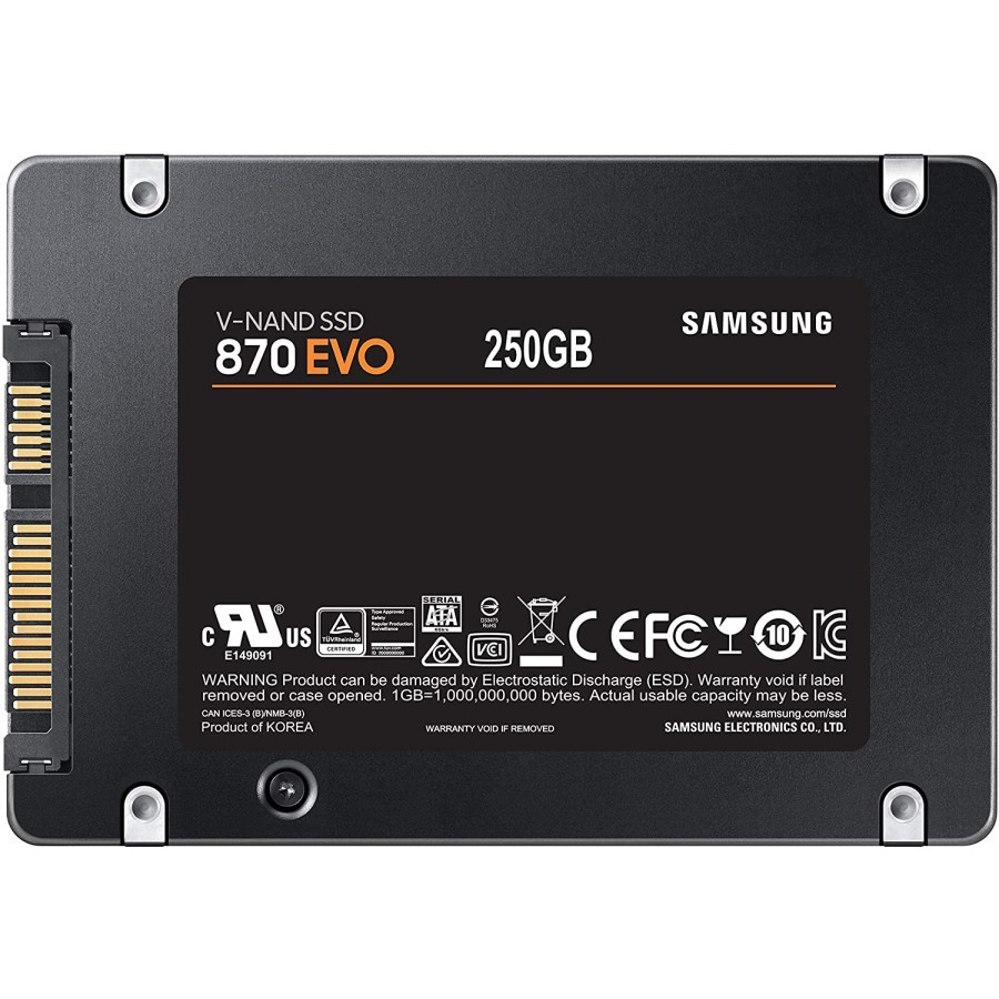 SSD SAMSUNG 870 EVO 250GB SATA III 2.5&quot; - GARANSI RESMI