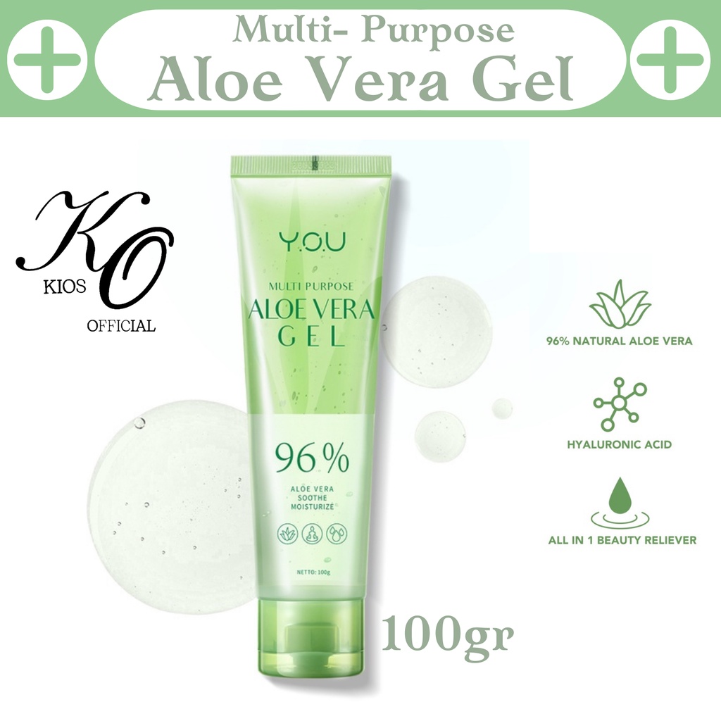 Kosmetik You Multi Purpose Aloe Vera Gel 100gr &amp; 180gr