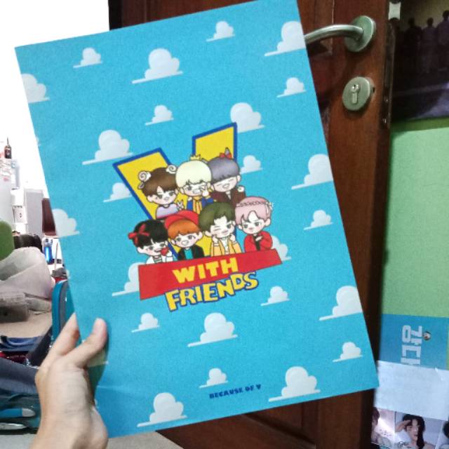 BECAUSE OF V fansite Photobook - V WITH FRIENDS