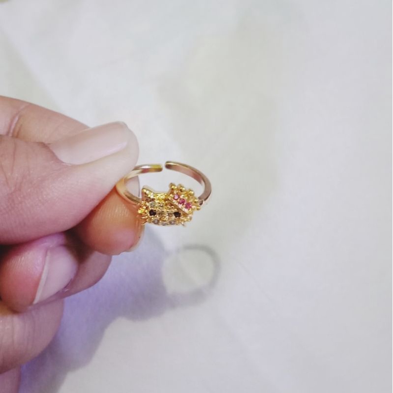 cincin anak gold hello kitty perhiasan anak lapis emas