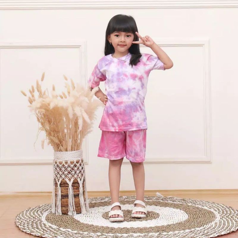 Setelan Tiedye Anak Anak Size S M L Xl