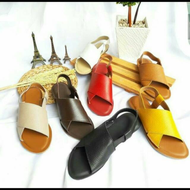 Sandal Teplek Wanita Tali Belakang 3