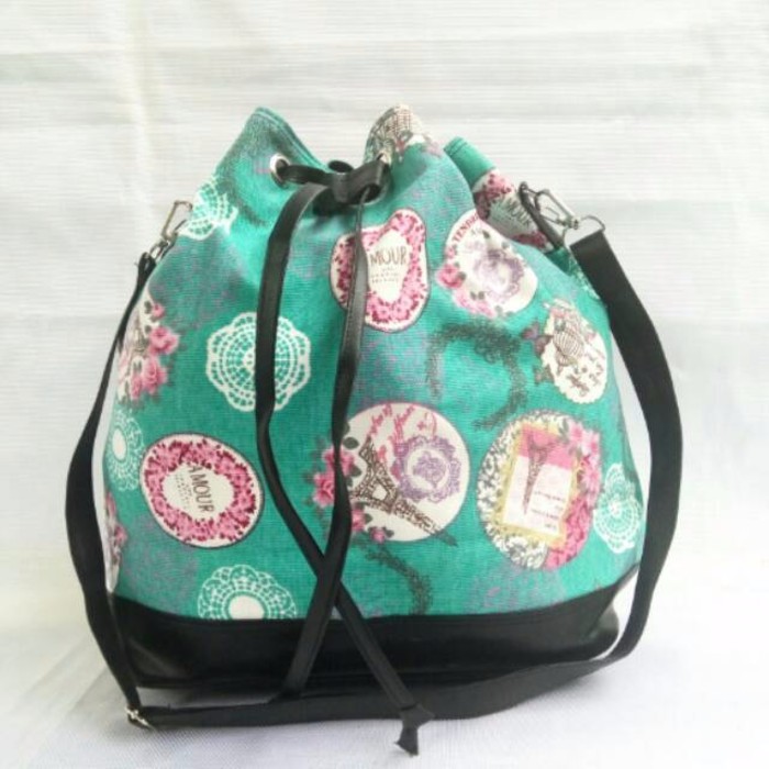 TERATAS Tas serut bucket bag sling bag amour tosca TERMURAH
