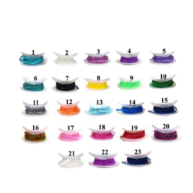 Karet behel power chain per 10 cm / karet sambung Shopee