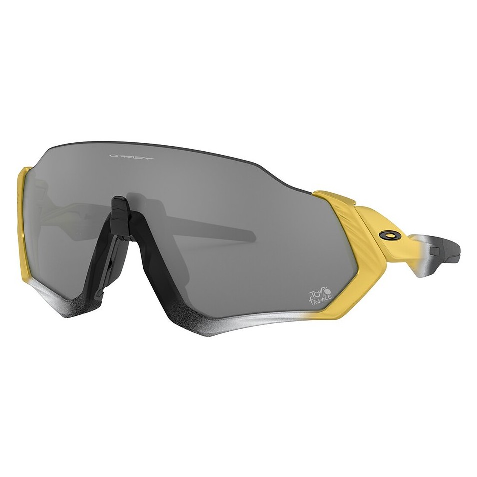 Oakley Kacamata Sepeda Original Flight Jacket Trifecta Fade Tour De France