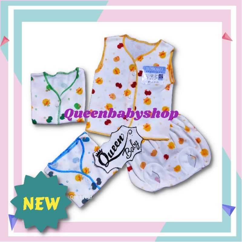 SNI (1 Setel) Setelan DK Piyu Putih Baju PANJANG Celana PANJANG Setelan Bayi Baju Bayi Newborn