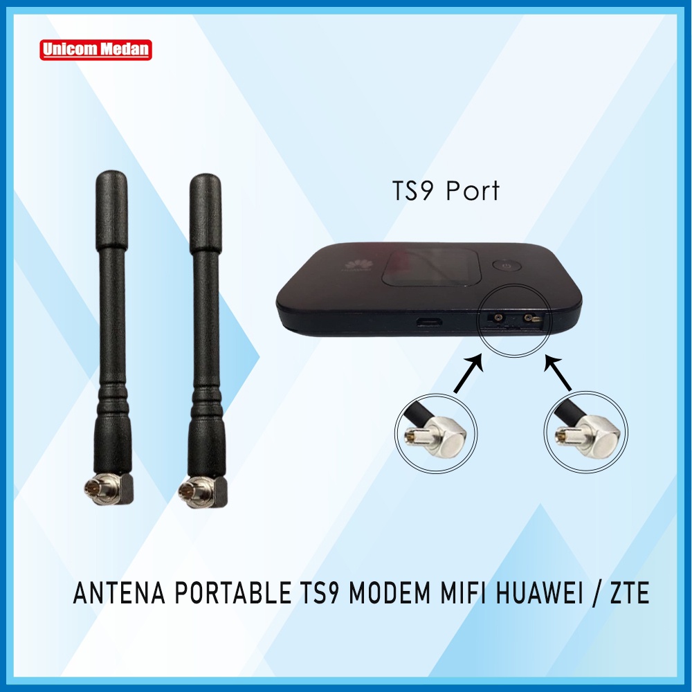 Antena Portable TS9 Modem MiFi Huawei ZTE Sierra