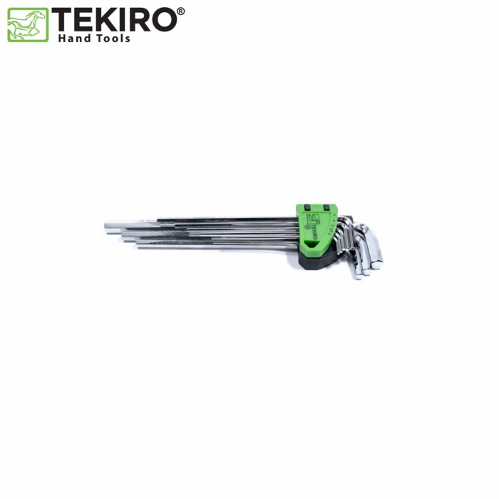 KUNCI L PANJANG SET 2-10 MM TEKIRO HK-LS1200 8 PCS HEX KEY LONG SET