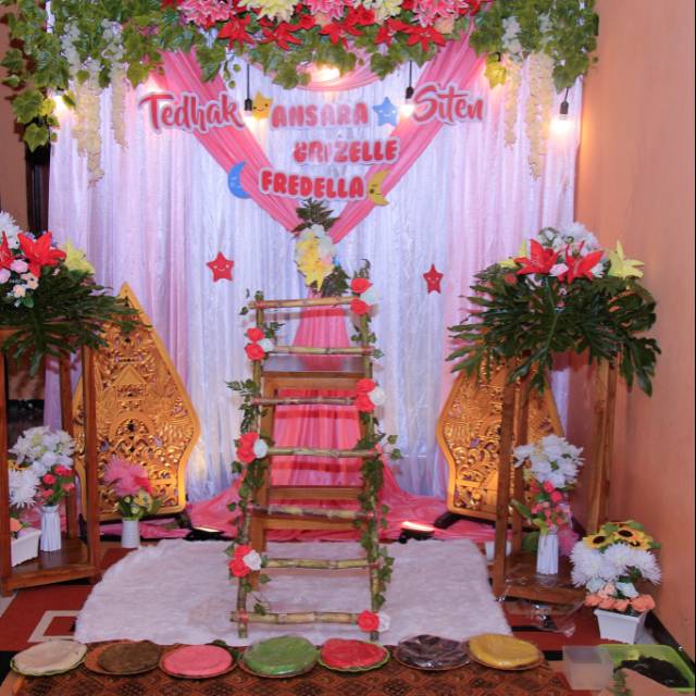 Perlengkapan tedak siten / perlengkapan turun tanah / perlengkapan tedhak siten