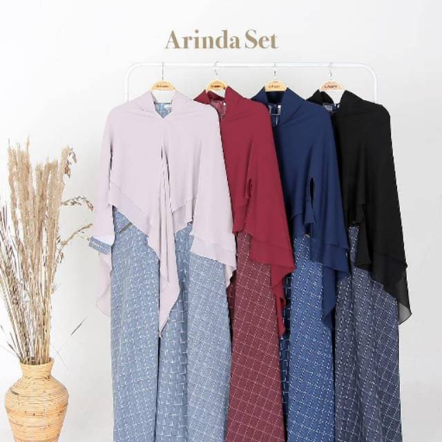 Arinda set by Shararea pesanan qori