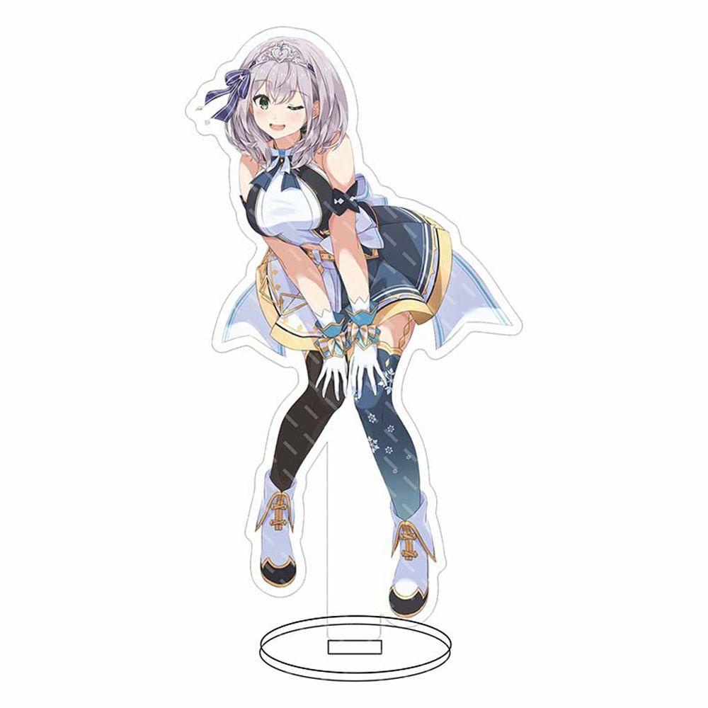 AUGUSTINA Hololive Vtuber Stand Model Rushia Hosimati Suisei Xmas Hadiah Anime Figure Mainan Desktop Mainan Akrilik Figure Hololive Vtuber Figure Model