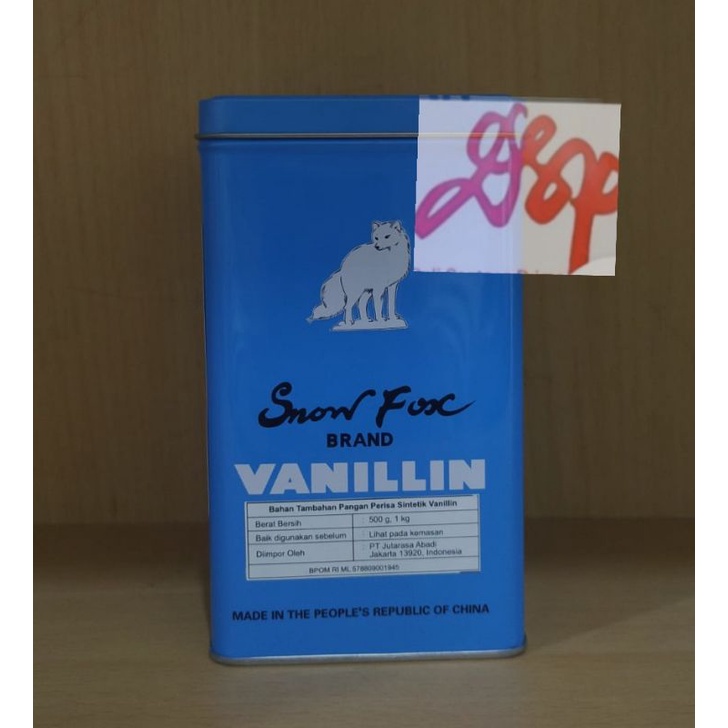 

Vanillin Powder Food Grade Ex RRT kaleng 500gr
