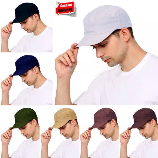 Topi Komando / Topi Militer Laki Perempuan Bahan Twill