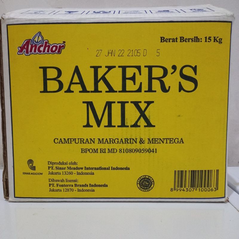 

Anchor BAKER'S MIX Repack per 1Kg/ Butter