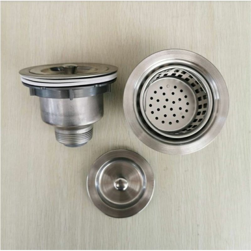 Saringan Afur Bak Cuci Piring Stainless / Saringan Avur 1 Set