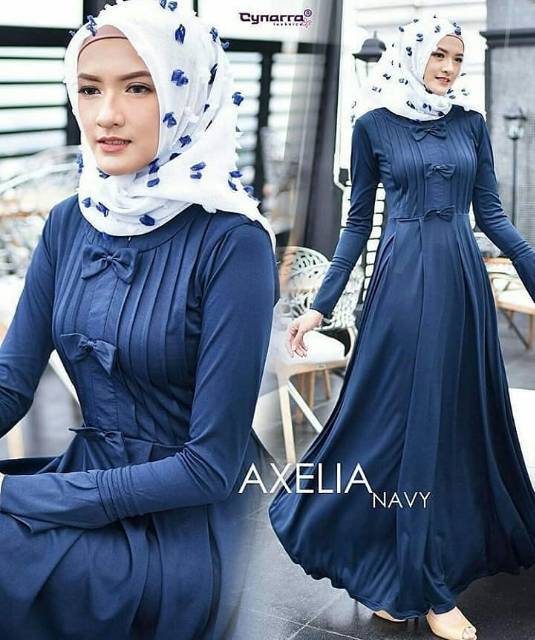 Fashion Wanita: Long Dress Muslim Lengan Panjang dengan Kancing, Warna Polos