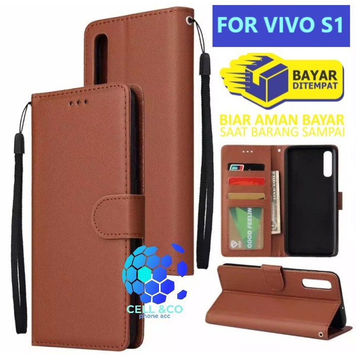 Flip cover VIVO S1 Flip case buka tutup kesing hp casing flip case leather wallet