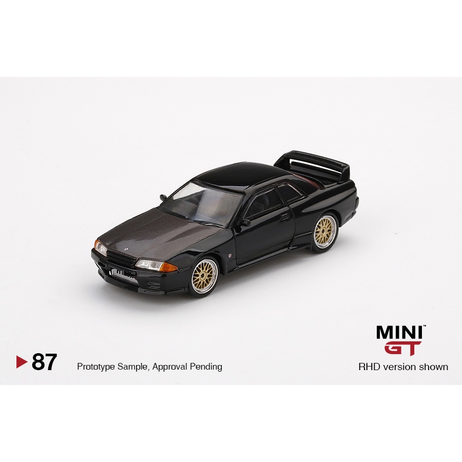 Mini GT 87 Nissan Skyline GT-R (R32) Black w BBS LM Wheel
