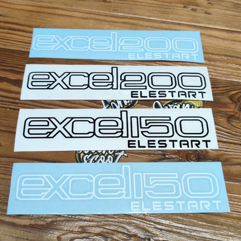 stiker vespa excel 200 elestart vespa excel 150 elestart emblem vespa excel stiker cutting