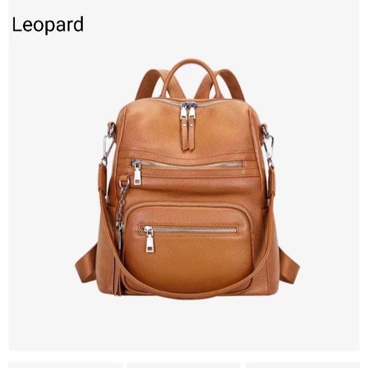 tas ransel fozill 2in1 leo pard