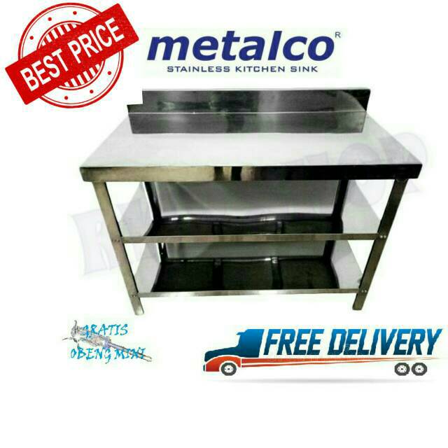  MEJA  STAINLESS  MEJA  KOMPOR  METALCO Type MT3 