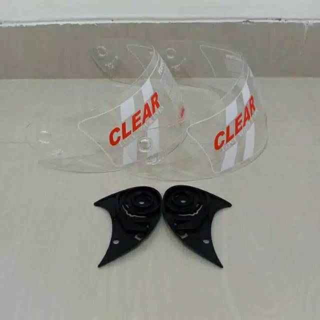 Kaca visor helm full face pnp bmc blade, mds sparta, njs, trx-r standar honda, ink murah