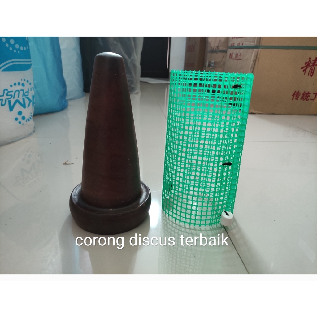 

corong discus set dengan jaringnya tanah liat terbaik ( bisa beli corong saja)
