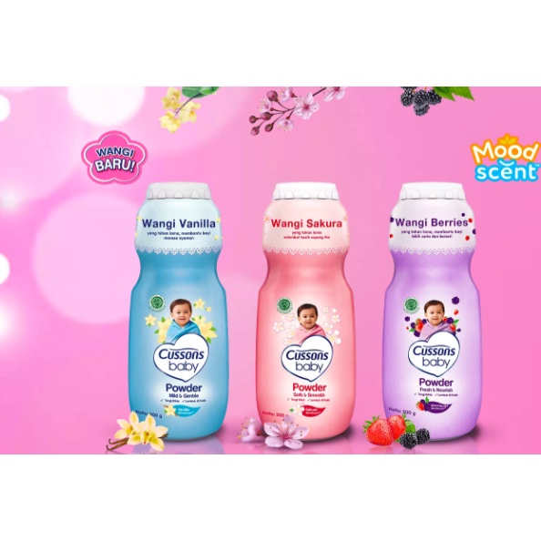 Cussons Baby Powder 35gr + 15gr / Bedak Bayi Cusson