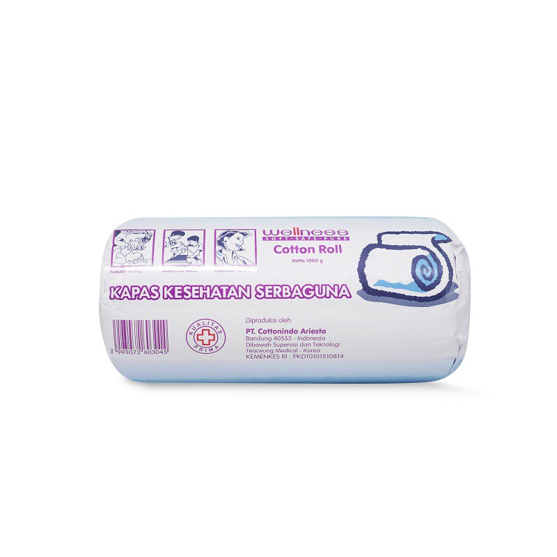 Wellness Cotton Roll 1000gr / Kapas Gulung