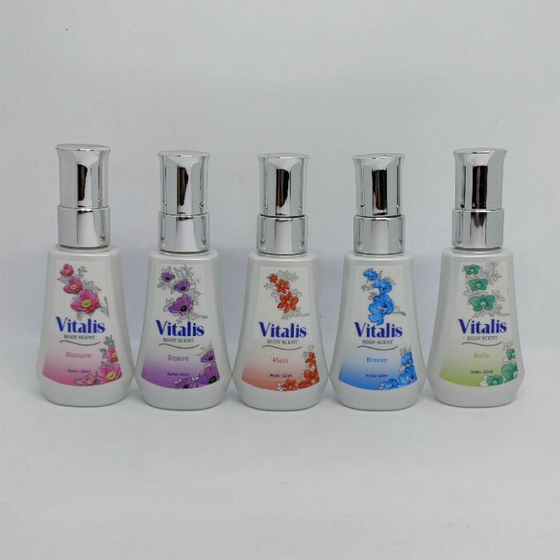 Vitalis 120 ml spray parfum parfume 60 ml Body Scent perfumed botol remaja Dewasa Perempuan unisex