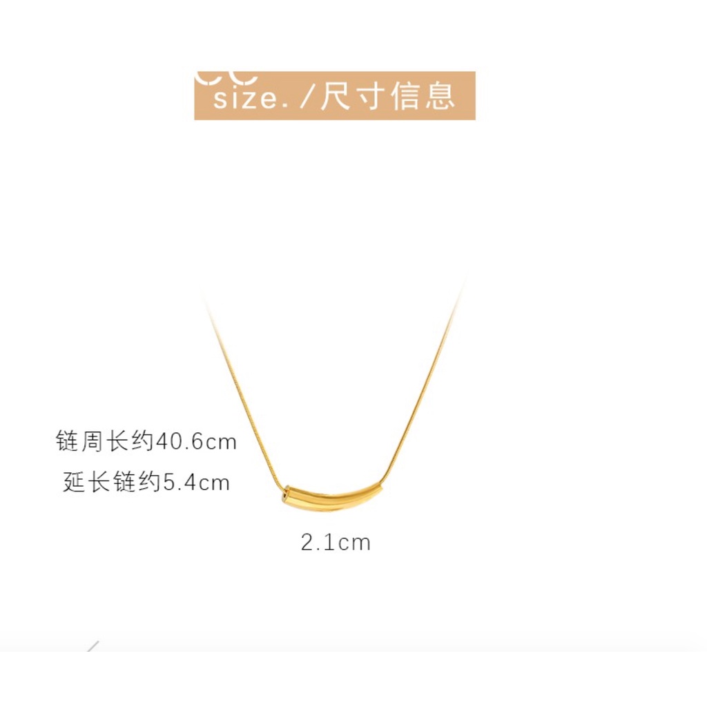 KALUNG RANTAI CHOCKER GAYA FASHION KOREA HIP HOP TITANIUM WARNA ROSEGOLD SILVER POLOS