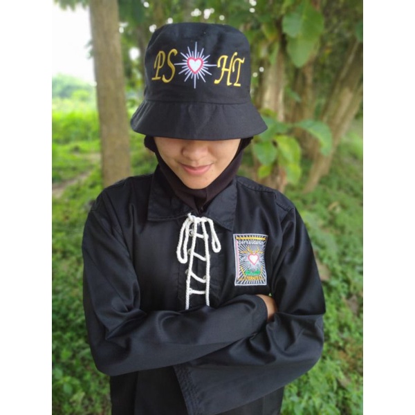 TOPI BORDIR PSHT/TOPI BUCKET SH TERATE