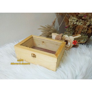  BOX  PERHIASAN RUSTIC KOTAK CINCIN TUNANGAN  TANPA HIASAN 