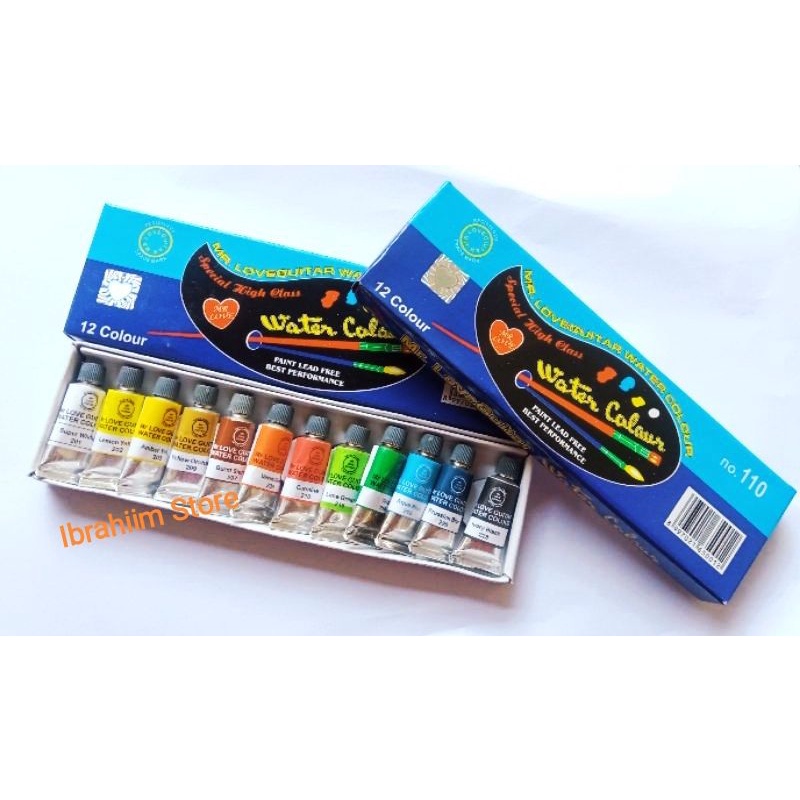 Set Water Colour / Cat Air Warna Warni / Cat Air Anak