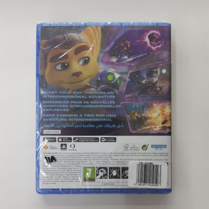 PS5 RATCHET CLANK RIFT APART / PS5 Ratchet and Clank Fift Apart English