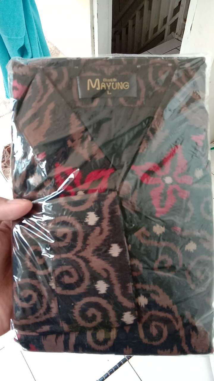 Songket Abang Kemeja Batik Slimfit Premium Lengan Panjang