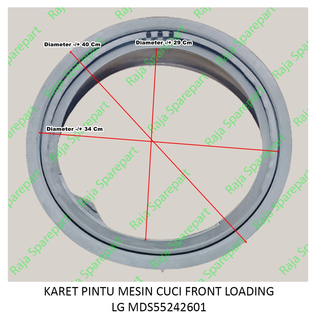 KARET PINTU MESIN CUCI FRONT LOADING LG MDS55242601