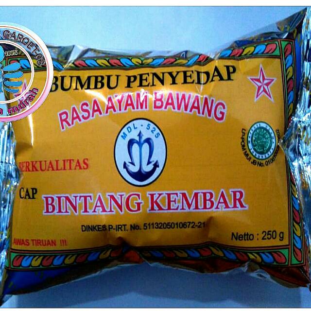 

Bumbu penyedap Atom Bintang MDL 525 netto 250 gr toping baso aci