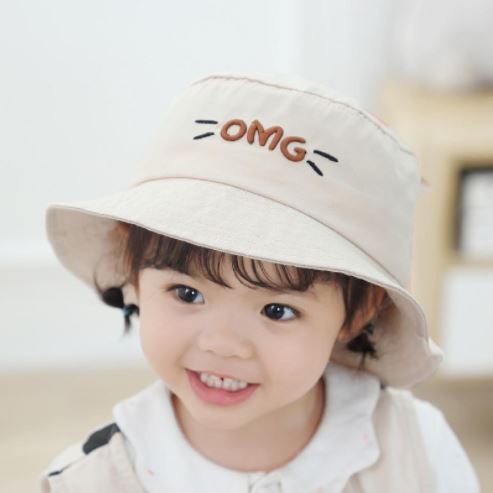 kiddiwear TOPI ANAK BUCKET OMG - TOPI BALITA UNISEX BUCKET BORDIR OMG