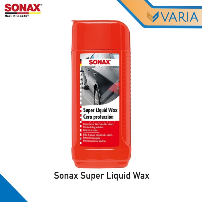 Sonax Super Liquid Wax 250 ml Pengkilap Body Mobil