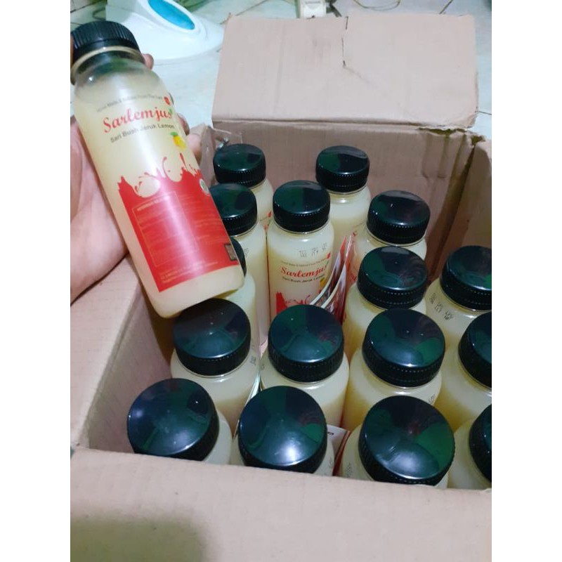 

sarlemjus 250ml/ sarlemjus sari lemon / pure lemon / minuman kaya vitamin C