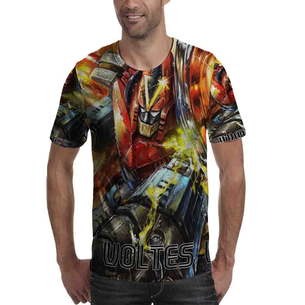 Tshirt Robot Voltus Kaos Voltes Five Kaos Fullprint Bahan Polyester Jersey