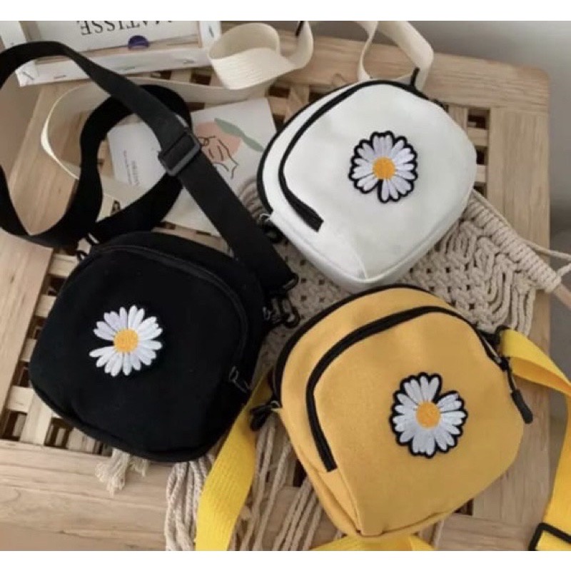 LAHAS - [cod] Tas Selempang Kain Slempang Tas Wanita Tas Cewek Perempuan Canvas Kanvas Sling Bag Wan
