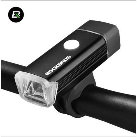 Agen ROCKBROS Lampu Senter Depan Sepeda USB  Super Terang MTB Aksesoris